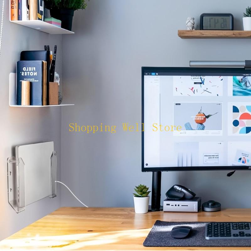 KX4B Pack of 2 Acrylic Support Stands Easy Assembly Laptop Risers Ergonomic Rack