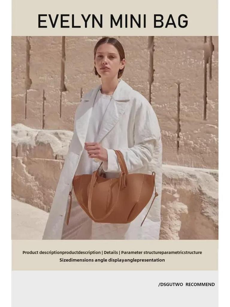 2024 Autumn Large Capacity Genuine Leather Women's Wing Tote Bag