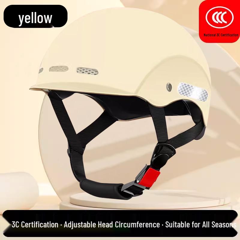 

3C Certified Electric Bicycle Helmet with Sun Visor for Men, Women, and Kids - Universal Safety Helmet for All Seasons