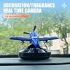 Car Solar Rotation Helicopter Aromatherapy Aircraft Long-Lasting Fragrance Car dashboard ornament Decoration Accessaries