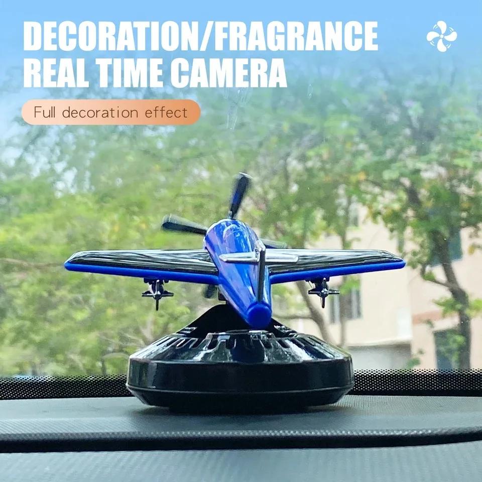 Car Solar Rotation Helicopter Aromatherapy Aircraft Long-Lasting Fragrance Car dashboard ornament Decoration Accessaries
