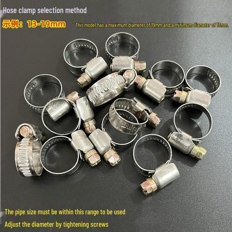 201 Stainless Steel German Water/Gas Pipe Clamp