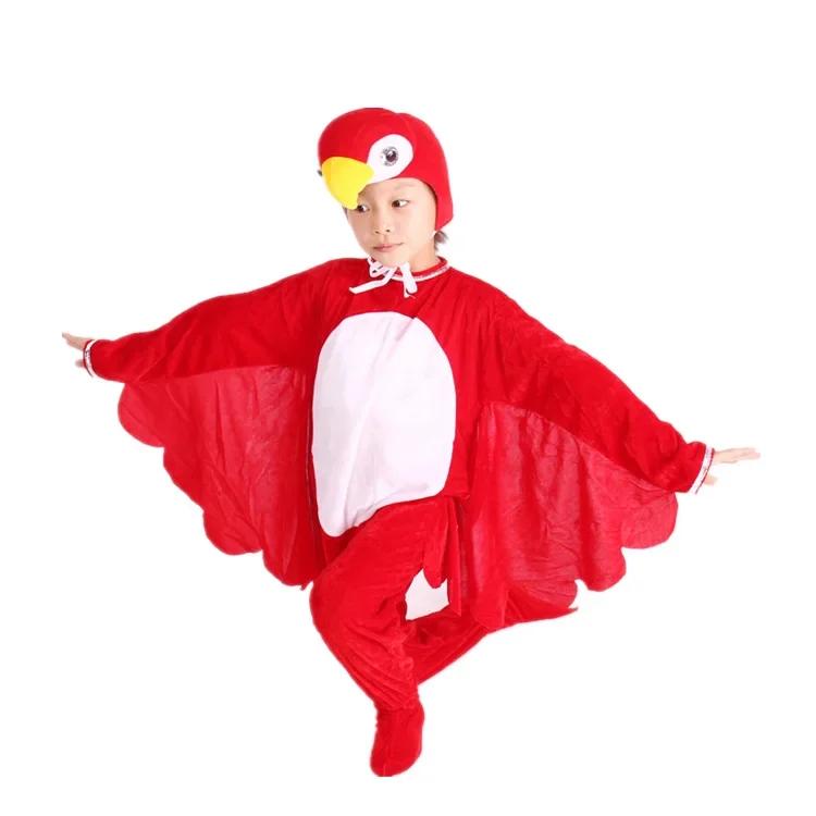 Děti Dospělí Zvíře Pták Voriol Papoušek Vlaštovka Orel Datel Cosplay Maškarní Kombinéza Kostým Dárková Sada Halloween