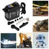 Rcmall GX3270BLS Digital Servo, 70KG High Torque, 360°270°180°, Metal Gear, IP68 Waterproof, for RC Crawlers (360 Degree)