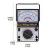 F26C High Accuracy Analog Amperemeter  Ammeter Monitor Volt Pointer Type Mechanical Current Pointer Instrument DC Panel Meter