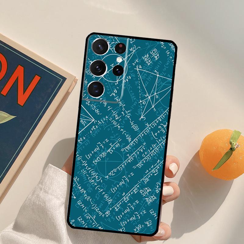 Physics Chemical Mathematics Phone Case For Samsung Galaxy S25 Ultra S24 S20 S21 S22 S23 Plus S9 S10 S24 FE Back Cover
