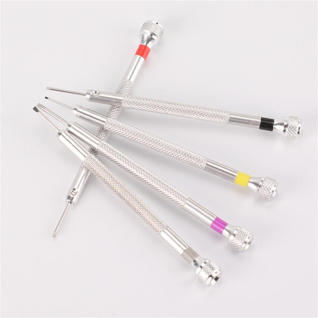 5Pcs Screwdriver Mobile Phone Clock Computer Multifunctional Maintenance Disassembly Tool Eyeglass Repair Screwdriver