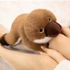 Super Soft Simulation Platypus Toy Brown Color Stuffed Animal Doll Platypus Plush Pillow  Kids Gift