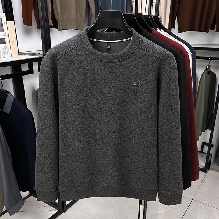 High-Quality Men's Long Sleeve Sweatshirt - New Warm Autumn/Winter Round Neck Fashionable Versatile Top