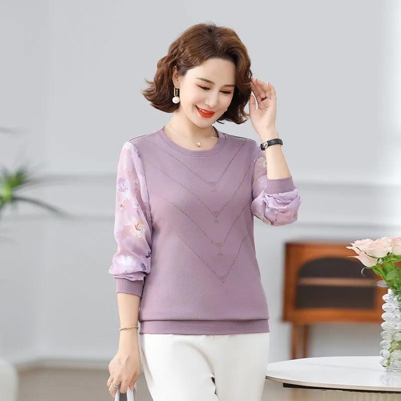 

Новая женская вязаная футболка Модная базовая с длинным рукавом Три четверти Весна и Осень XL розовый