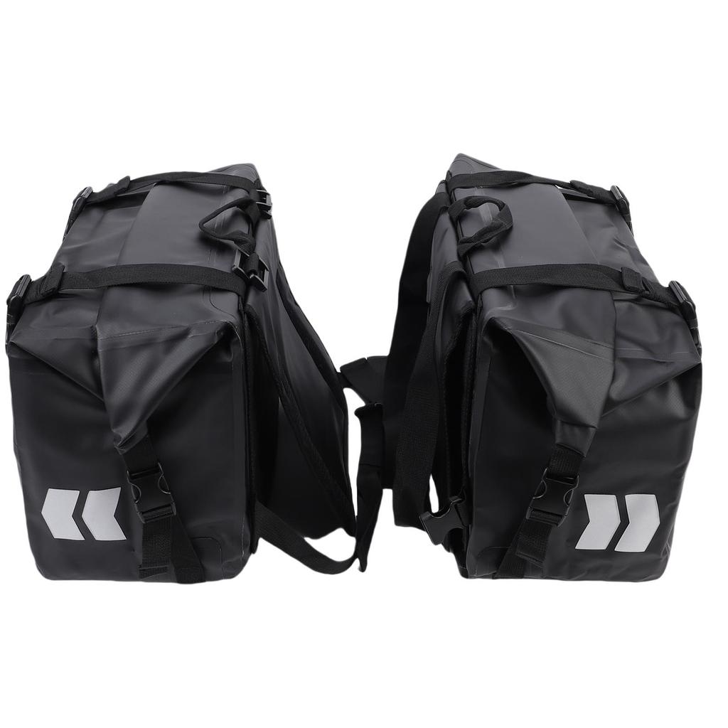 Motorcycle Saddlebags 30L Large Capacity Waterproofing Saddle Bags Detachable Motorcycle Side Luggage Bag