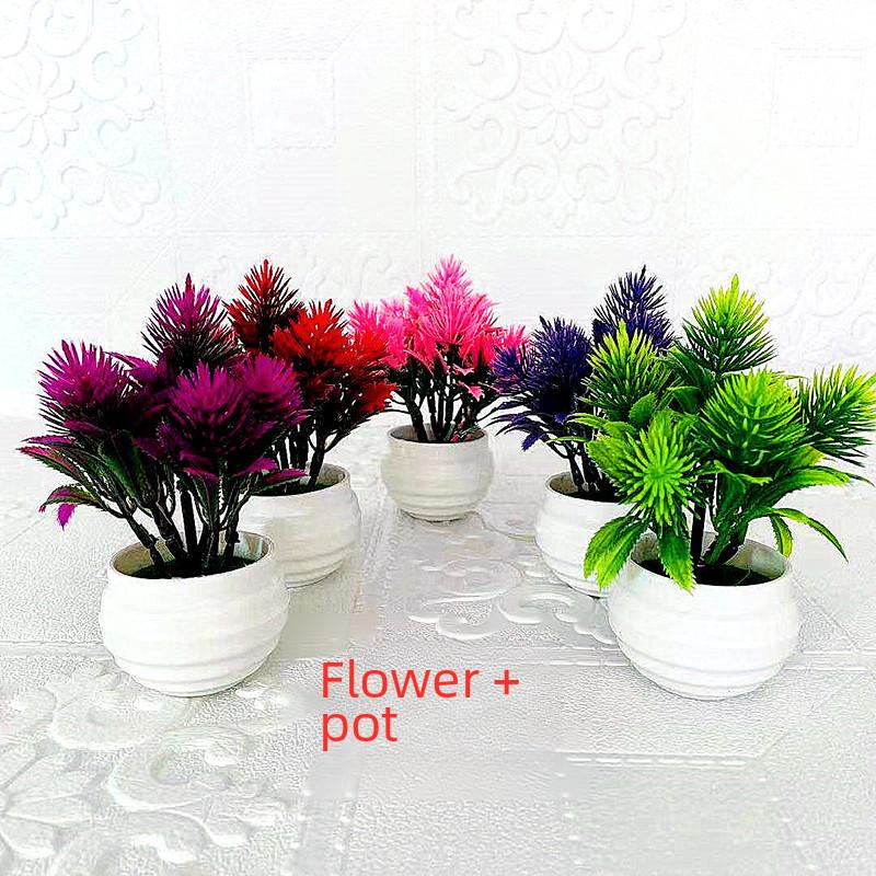 Pinecone Grass Simulation Small Bonsai For Household And Tabletop Decoration