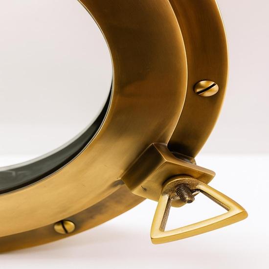 30.48 cm Rustic Nautical Porthole Window Solid Aluminum, Maritime Wall Decor Home Office Decor Wedding Anniversary Christmas New Year Biethday Gift