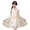 Entzückendes Eisenmädchen Qipao Kleid - Chinesischer Stil Sommer Tang Anzug für Kinder