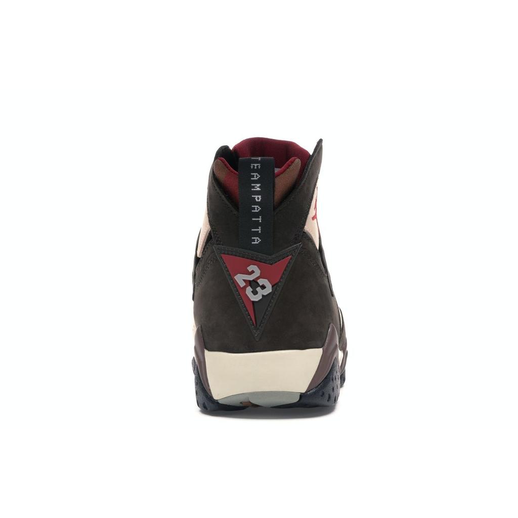 Patta X Air Jordan 7 Retro OG SP Shimmer Men Sneakers Brown Mahogany-Mink-Velvet-Brown-Tough-Red AT3375-200