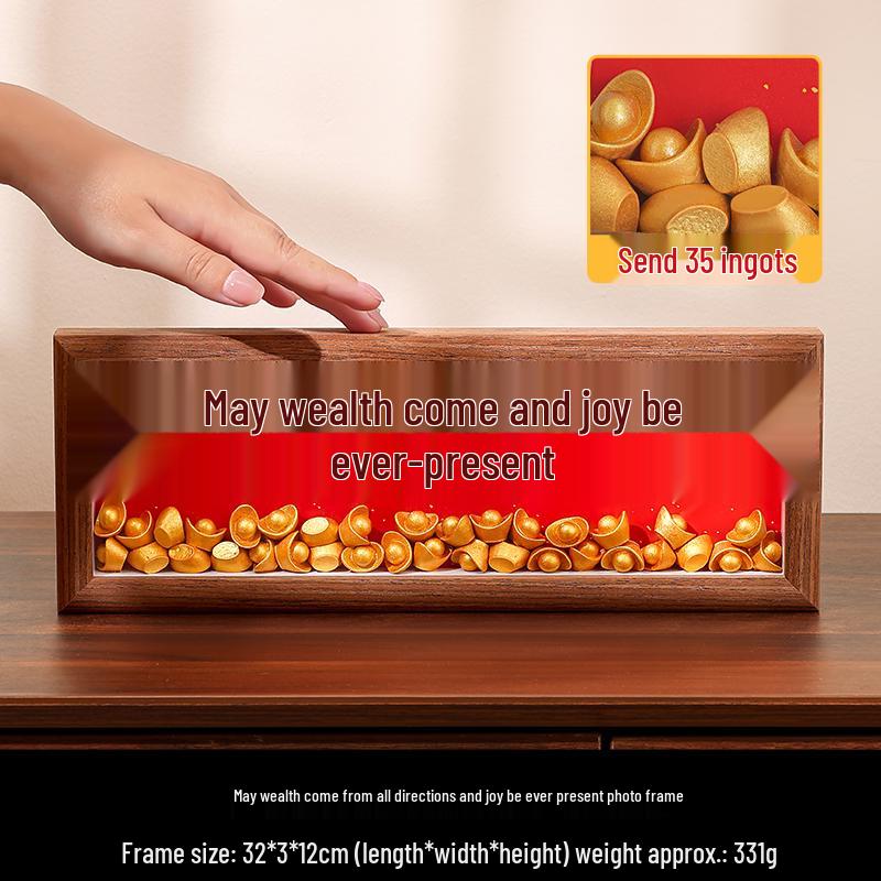 

Housewarming Ingot Ornament: New Home Decor for Entryway or Desktop Celebrations