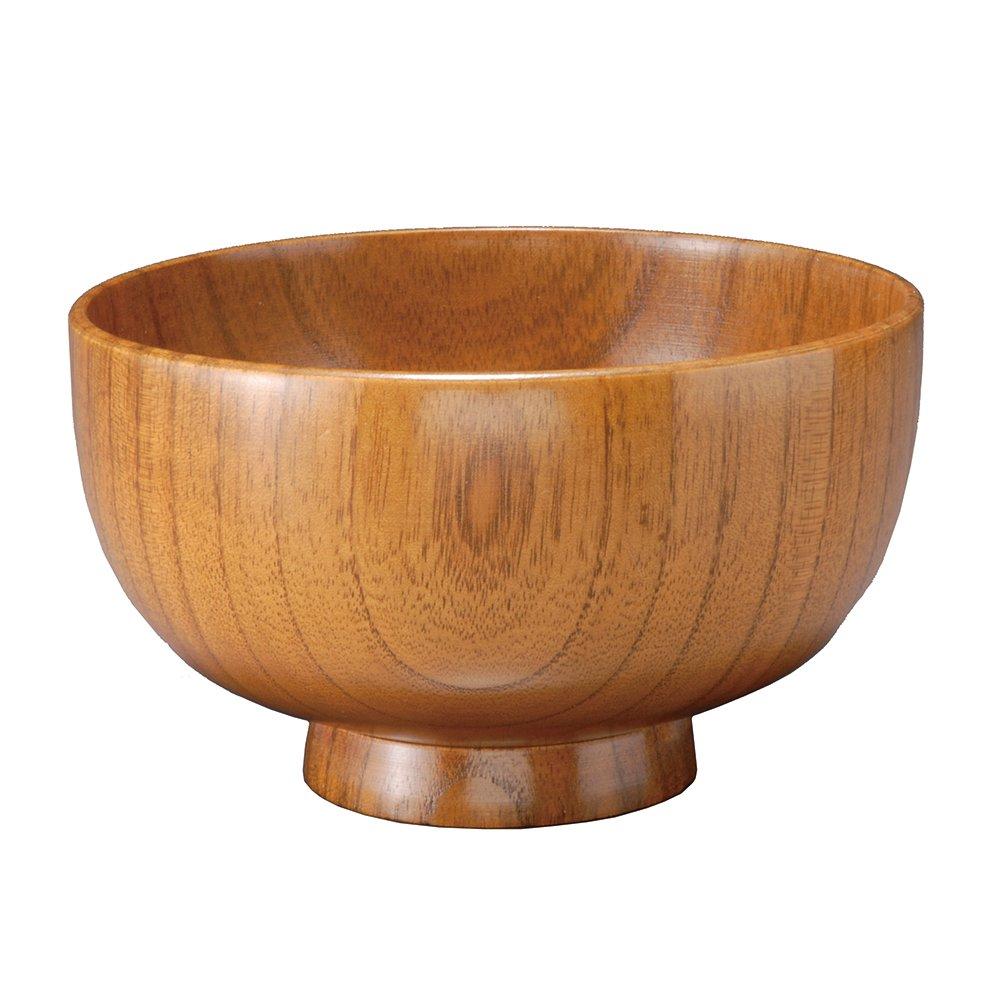 Nagao Hotei soup bowl lacquer E6 wooden 11.8x6.8cm