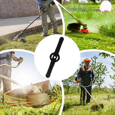 String Lawn Mower Cutter 100 Pieces Heavy Duty Straight-Line Head Straw Cutting Machine Accessories For Garden Yard Porch