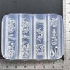 Artistics Embossed Silicone Mould For Nail Craft Projects Jewelry Making And Surfaces Embellishments
