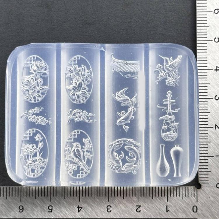 Artistics Embossed Silicone Mould For Nail Craft Projects Jewelry Making And Surfaces Embellishments