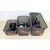 HAKUBA Dry Box NEO 15L Smoke KMC-41 Moisture-proof Storage Case - Made In Japan - Mold and Moisture Prevention, Stackable, Includes Desiccant.