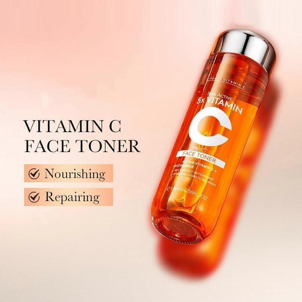 5x Vitamin C Facial Toner 130ml 2pcs Hydrating AntiAging Firming for All Skin Types