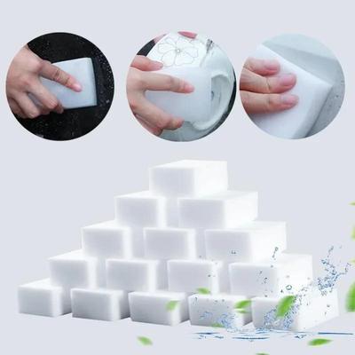 10 Pack White Multi-purpose Melamine Sponge Magic Sponge Wipe Cleaner Cleaning Sponge for Kitchen Bathroom Cleaning Tools