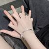 Flowering Solid Push-pull Bracelet Female Butterfly Niche Temperament Light Luxury Advanced Sense Adjustable Bracelet Versatile