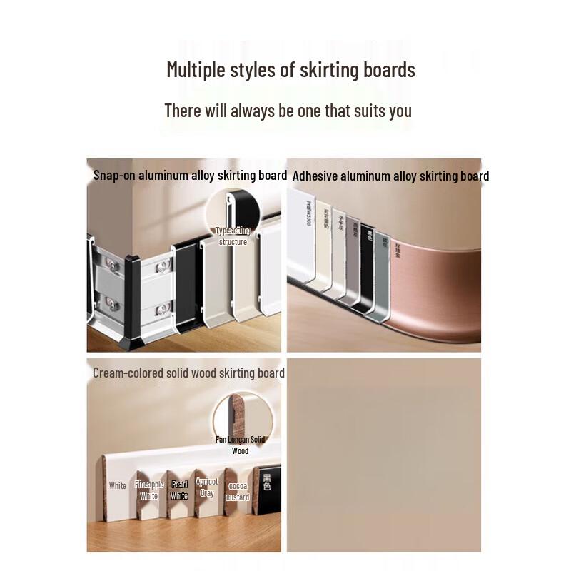 Aluminum Alloy Skirting Board Kit