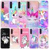 Pink Unicorn Rainbow Phone Case For Samsung Galaxy A17 A37 A57 A16 A15 A14 A13 A56 A55 A54 A53 A36 A35 A34 A33 A26 A25 A24 A23 G