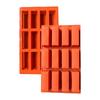 DIY Silicone Candy Molds Rectangle Butter Mold Reusable Silicone Ice Cube Tray  Birthday Gifts