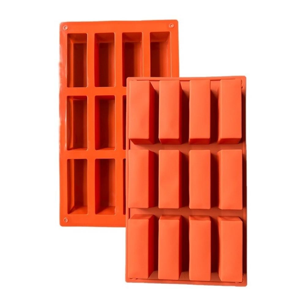 DIY Silicone Candy Molds Rectangle Butter Mold Reusable Silicone Ice Cube Tray  Birthday Gifts