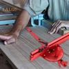 Table Saw Miter Gauge Sturdy Construction Multipurpose Aluminum Alloy Universal Precision Miter Gauge with 27 Angle Stops