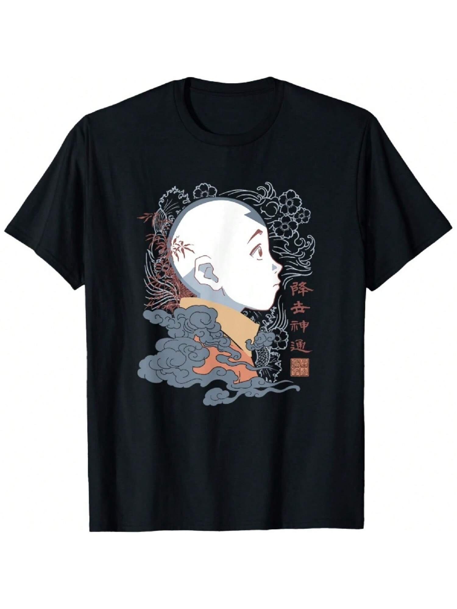 Aang Side Profile Kanji T-Shirt S разноцветный