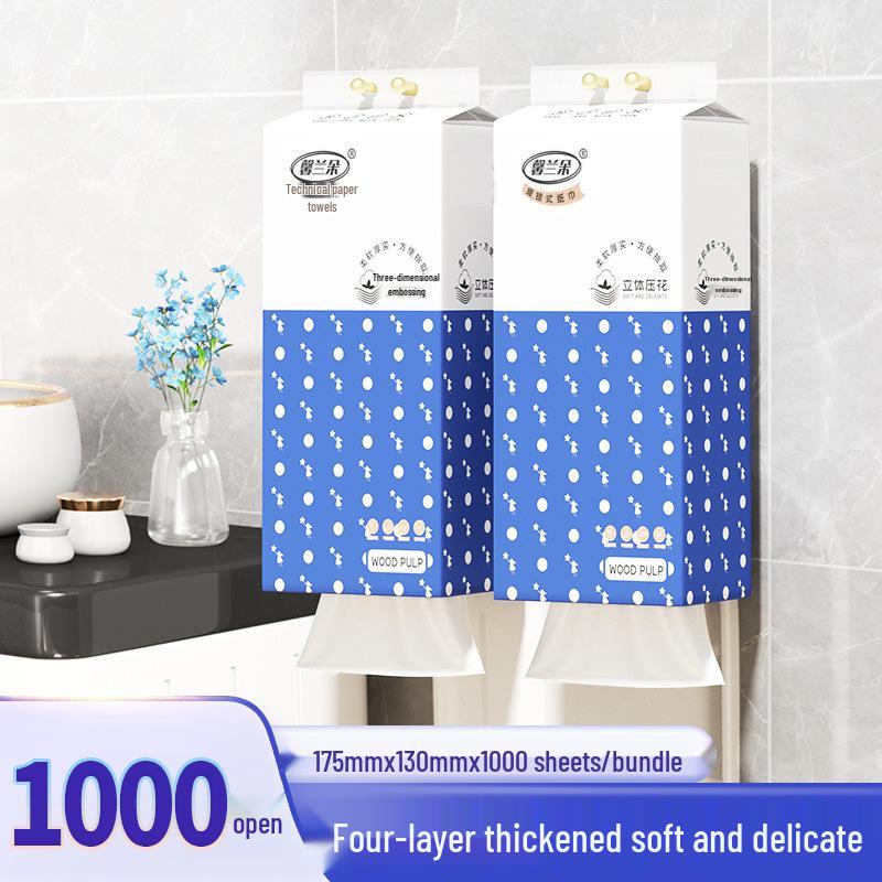 

Unscented Hanging Facial Tissues & Paper Towels: Large Pack Hygiene Essentials 1 pack