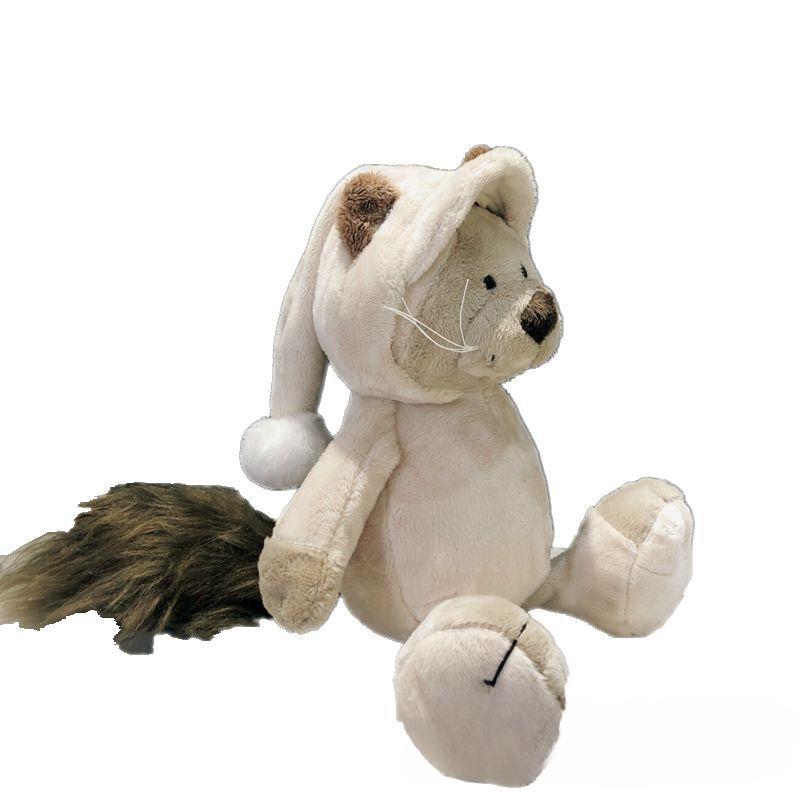 Aynı Peluş Oyuncak Kapüşonlu Tanuki Çizgi Film Bebek Yaratıcı Çocuk Oyuncağı Doğum Günü Hediyesi Kadın