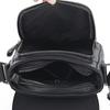 Premium Black Genuine Leather Cowhide Crossbody Bags Casual Messenger Shoulder Bag for Men Business Daily Bag