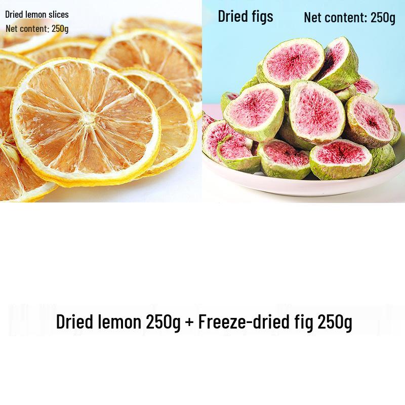 Forest Style Freeze-dried Fruit Cake Toppers: Fig, Lemon, Orange, Grapefruit