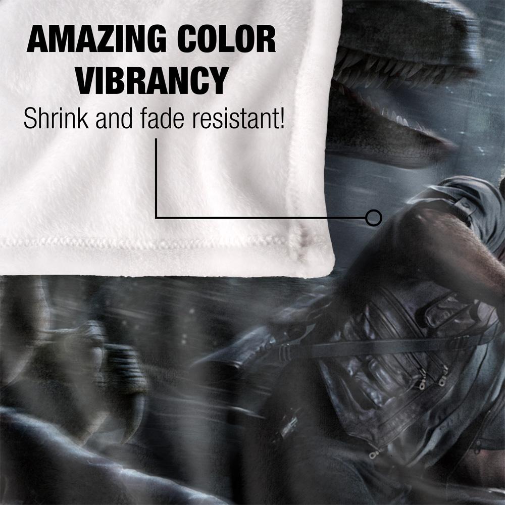 Jurassic World Raptor Blanket