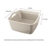 Food Grade Plastic Dual Layer Drain Basket Fine Drain Holes Kitchen Colander Set For Washing Fruits& Vegetables