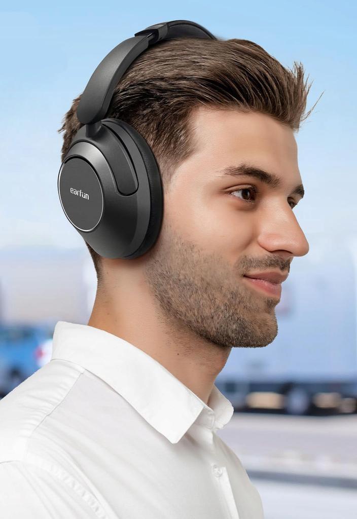 Earfun Wave Pro Anc Bluetooth Wireless On-Ear Headphones With Microphone