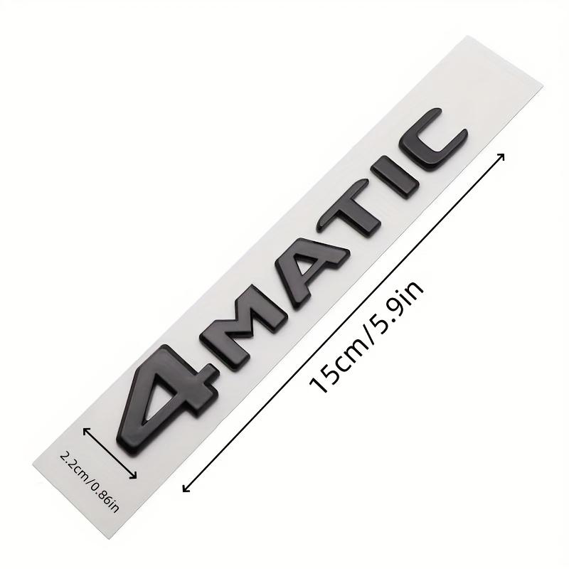 Suitable for Mercedes-Benz C-Class, E-Class, GLB, GLC, GLE, GLS, AMG Automatic Trunk Door Mudguard Bumper Emblem, Car Logo, Premium Emblem, ABS