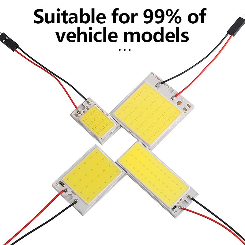 1Pcs  Car Interior Reading Universal Accessories Led 24/36/48Leds Options Lamps Ceiling Lights Dome Lamp