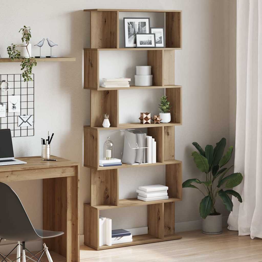 Bücherregal, Artisan-Eiche, 80x24x192 cm