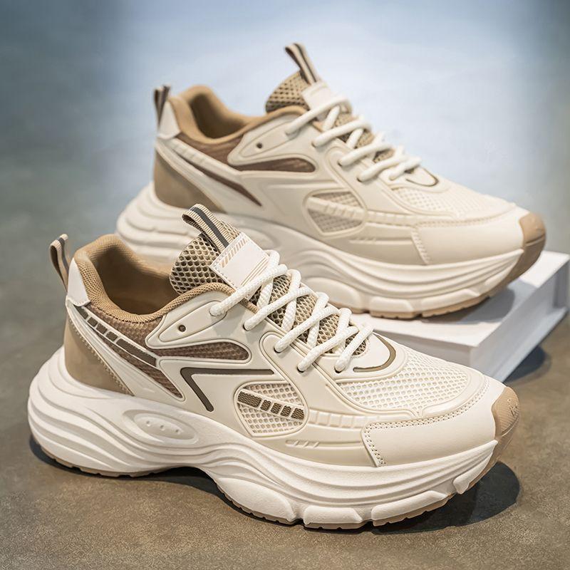 

Spring New Men s Shoes Mesh Surface Breathable Platform Shoes Youth Leisure Sports Shoes 44