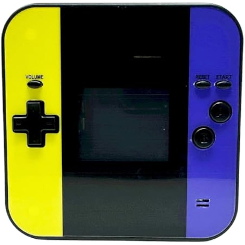 You can play 8 different games! GAME ARK SQUARE Color LCD Portable Game Console Square Approximat...