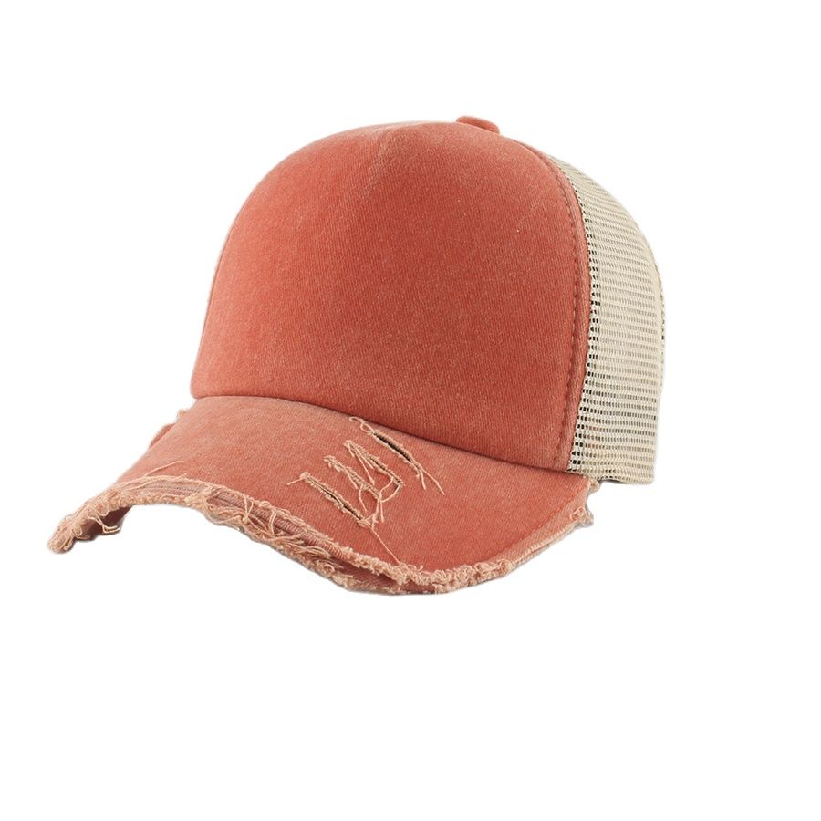 Summer Mesh Baseball Cap Outdoor Breathable Sun Hats For Women Men Washed Cotton Snapback Fashion Casual Hip Hop Caps