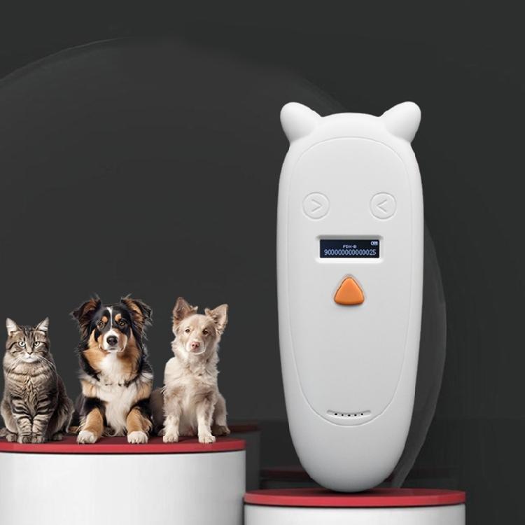 Rechargeable Animal Chip Reader With Backlits Screen Ranges Portable Scanner for Animal/Pet/Dog/Cats/Pig