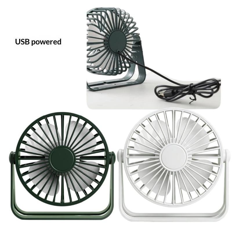 Cooling USB Fan Mini Quiet Portable Set of 1 for Student and Office Desktops