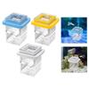 Transparent Fish Breeder Box Square Detachable Aquarium Breeder Feeder Clear Frame Floating Fish Hatchery Incubator Breeder Box